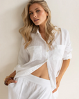 HUT | WHITE TWO POCKET SHIRT