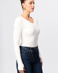MOSSMAN | SEDONA TOP - WHITE