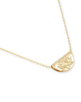 BY CHARLOTTE | GOLD LOTUS SHORT NECKLACE