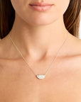 BY CHARLOTTE | SILVER LOTUS SHORT NECKLACE