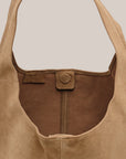 VESTIRSI | SIENNA BROWN SUEDE HOBO