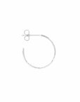 BY CHARLOTTE | DEVOTION HOOPS - STERLING SILVER