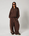 SSAINT | BARELL PANTS - BROWN