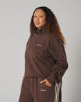 SSAINT | ZIP JUMPER - BROWN