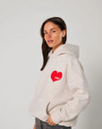 SSAINT | GREY HEART HOODIE