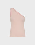KIVARI | TALLULAH ONE SHOULDER TANK - PINK