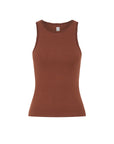 KIVARI | TALLULAH TANK TOP - CHOCOLATE