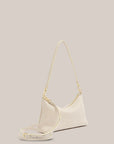 VESTIRSI | ASHLEY IVORY LEATHER CROSSBODY BAG