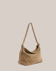 VESTIRSI | EDEN BROWN SUEDE SHOULDER BAG