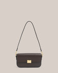VESTIRSI | ISLA DARK CHOCOLATE LEATHER SHOULDER BAG