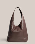 VESTIRSI | SCARLETT 2.0 - DARK CHOC CHOCOLATE LEATHER HOBO