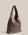 VESTIRSI | SCARLETT 2.0 - DARK CHOC CHOCOLATE LEATHER HOBO