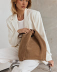 VESTIRSI | SIENNA 2.0 HOBO - BROWN SUEDE