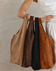 VESTIRSI | SIENNA 2.0 HOBO - BROWN SUEDE