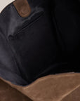 VESTIRSI | SIENNA 2.0 - DARK CHOCOLATE SUEDE HOBO