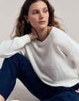 LITTLE LIES | VICTORIA JUMPER - MILK