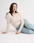 PRIMI | CARINA CLASSIC LONGSLEEVE - OATMEAL MARLE