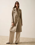 ESMAEE | EDITION COAT - CREAM CHECK