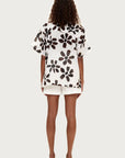 ZULU & ZEPHYR | COTTON SHIRT - CHOCOLATE FLOWER