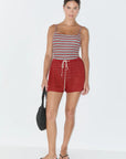 ZULU & ZEPHYR | RED KNIT SHORTS