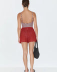 ZULU & ZEPHYR | RED KNIT SHORTS