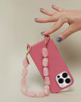 LOUVE | ABBEY BEADS WRISTLET - BLUSH PINK