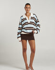 SUMMI SUMMI | STRIPE LS POLO