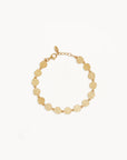 BY CHARLOTTE | WOVEN LIGHT COIN BRACELET