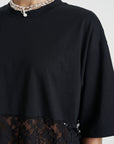 SUMMI SUMMI | LACE PANEL TEE