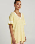 SUMMI SUMMI | V NECK TEE - BUTTER