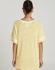 SUMMI SUMMI | V NECK TEE - BUTTER