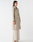 ESMAEE | EDITION COAT - CREAM CHECK