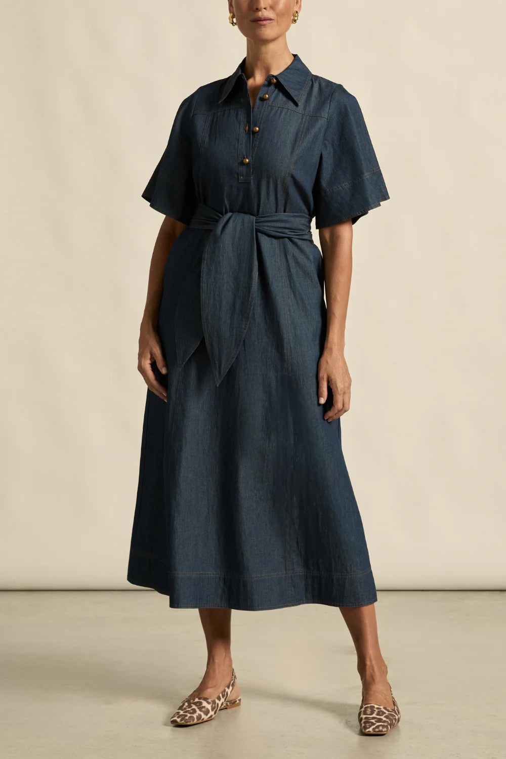 ZOE KRATZMANN | CAMEO DRESS - DARK CHAMBRAY