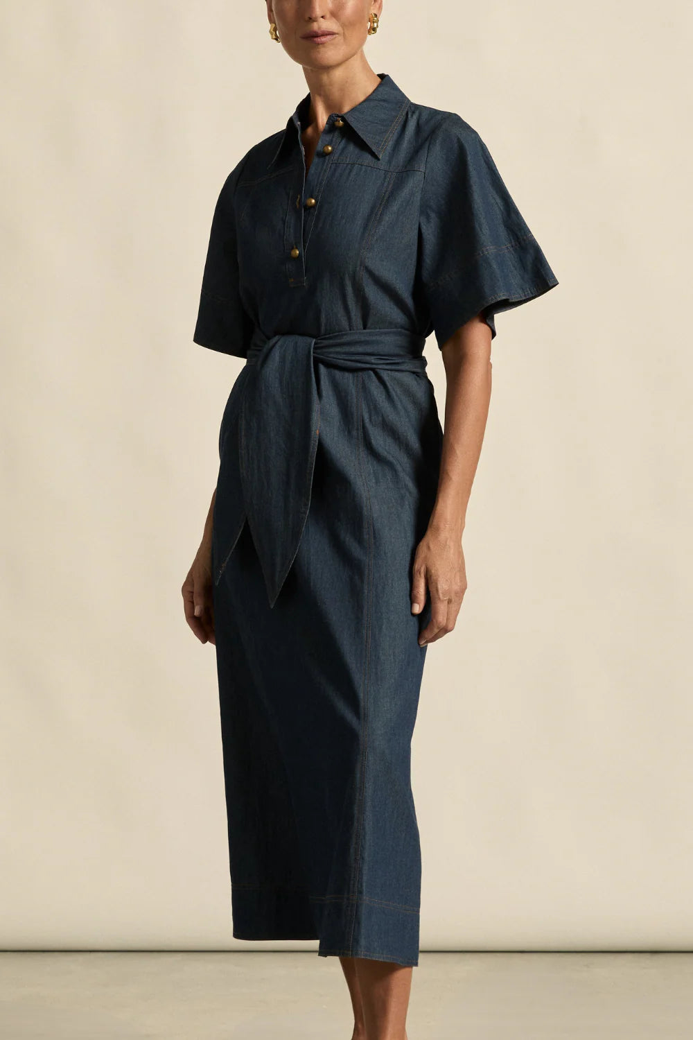 ZOE KRATZMANN | CAMEO DRESS - DARK CHAMBRAY