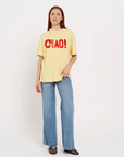 MAKU | CIAO OVERSIZED TEE - BUTTER