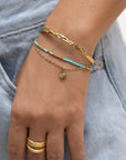 ARMS OF EVE | COBRA GOLD BRACELET - OCEAN