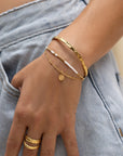 ARMS OF EVE | COBRA GOLD BRACELET - VANILLA