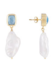 FAIRLEY | BLUE TOPAZ KESHI DROPS