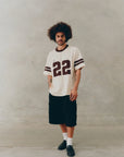 SSAINT | 22 MOTION TEE - CREAM & ESPRESSO