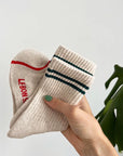 LE BON SHOPPE | BOYFRIEND SOCKS - OATMEAL