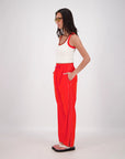 JASMINE ALEXA | MANAROLA TRACKPANTS - CORAL