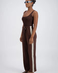 JASMINE ALEXA | PANAREA TRACKPANT - BROWN