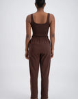 JASMINE ALEXA | PANAREA TRACKPANT - BROWN