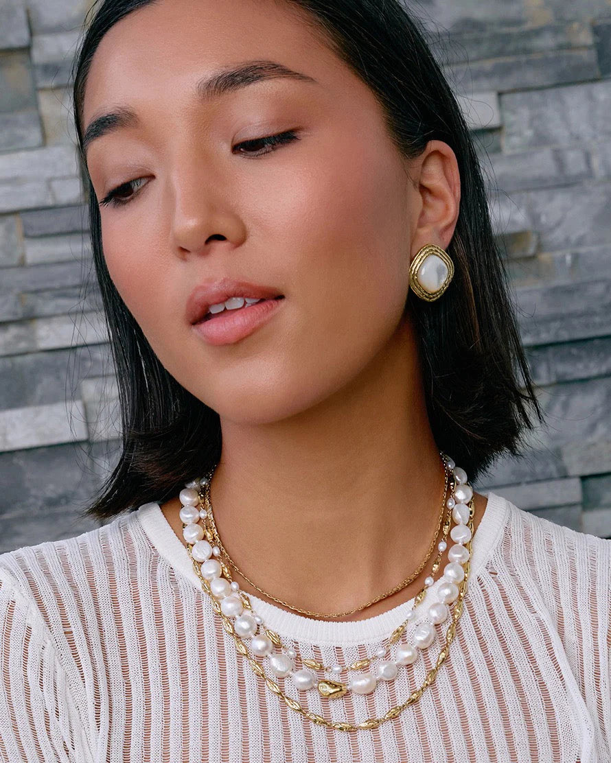 ARMS OF EVE | OPHELIA MOTHER OF PEARL EARRINGS