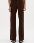 NUDE LUCY | ZOSIA KNIT PANT - CHOCOLATE