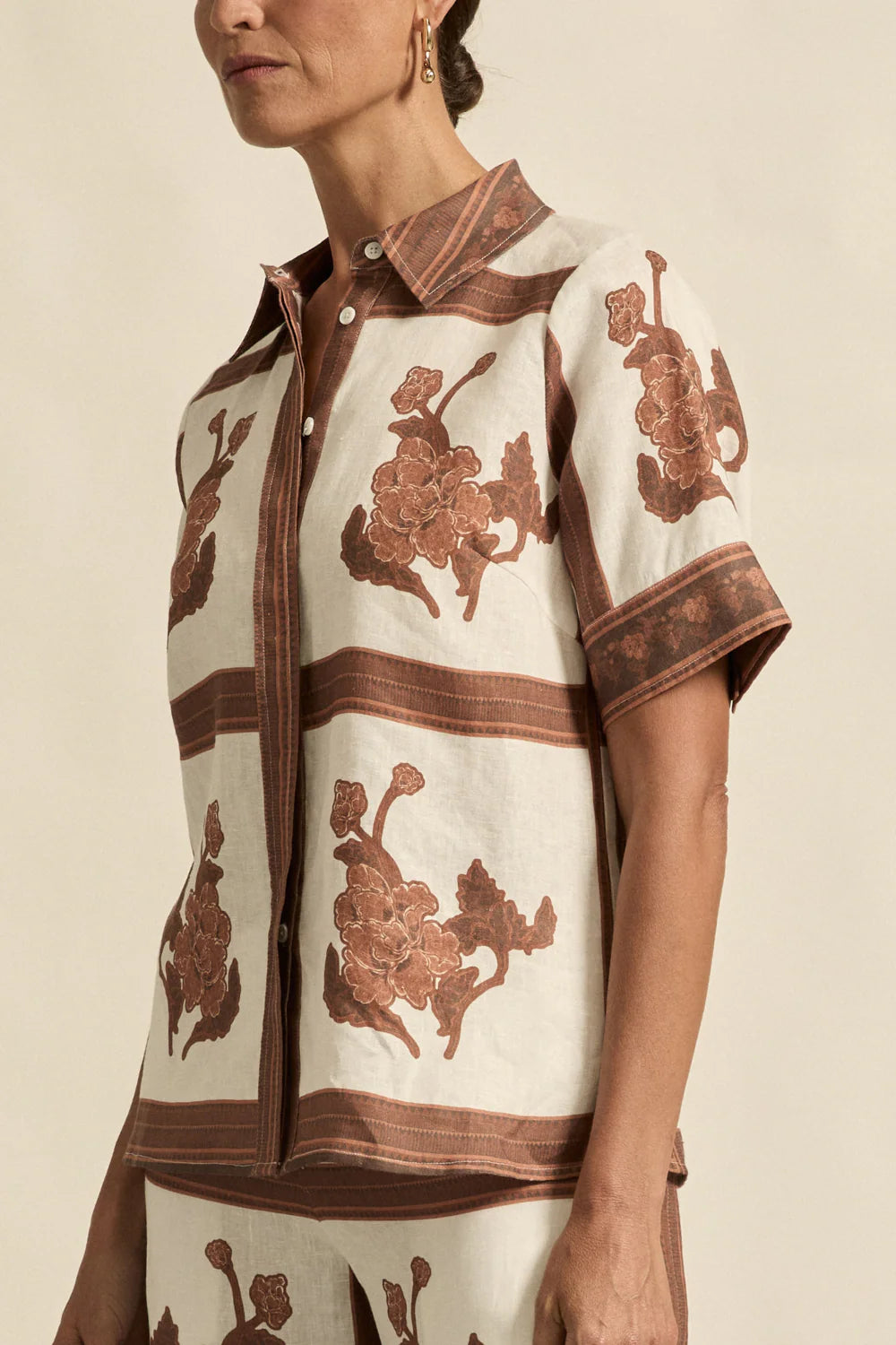 ZOE KRATZMANN | PIXEL TOP - COFFEE COLLAGE