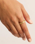 BY CHARLOTTE | LIVE IN GRACE RING - GOLD