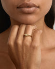 BY CHARLOTTE | 18K GOLD VERMEIL LOTUS RING