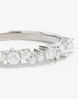 BY CHARLOTTE | CRYSTAL FINE DUST RING - SILVER / SIZE 8