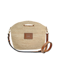 NIM | LEATHER TRIMMED RAFFIA BB